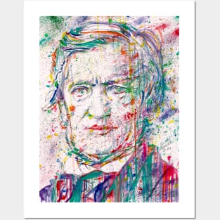 RICHARD WAGNER - watercolor portrait .5 Posters and Art